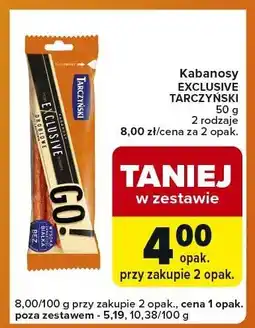 Carrefour Express Kabanosy Exclusive Tarczyński oferta