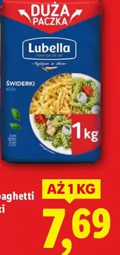 Lidl Makaron świderki Lubella oferta
