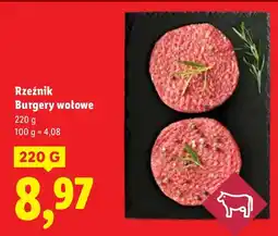 Lidl Burgery wołowe Rzeźnik oferta