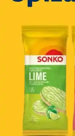 Lidl Wafle ryżowe w polewie limonka Sonko oferta