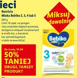 Lidl Mleko Bebiko 2, 3, 4 lub 5 Nutricia oferta
