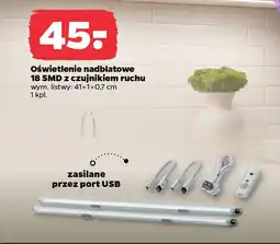 Netto Oświetlenie nadblatowe 18 SMD z czujnikiem ruchu oferta