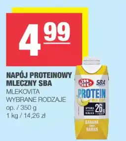 EuroSPAR Napój proteinowy mleczny sba mlekovita oferta