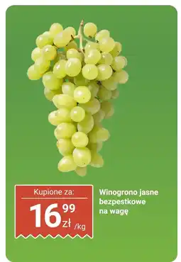 Biedronka Winogrono jasne bezpestkowe Biedronka oferta