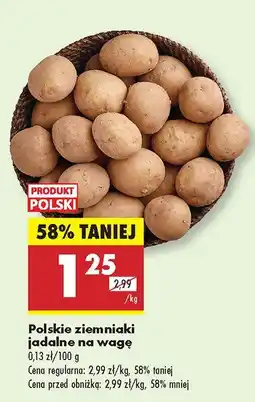 Biedronka Ziemniaki jadalne na wagę Biedronka oferta