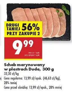Biedronka Schab marynowany w plastrach Duda oferta