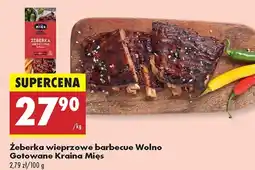 Biedronka Żeberka wieprzowe barbecue Wolno Gotowane Kraina Mięs oferta