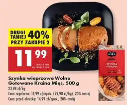 Biedronka Szynka wieprzowa Wolno Gotowane Kraina Mięs oferta