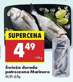 Biedronka Świeża dorada patroszona Marinero oferta