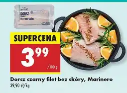 Biedronka Dorsz czarny filet bez skóry Marinero oferta
