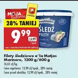 Biedronka Filety śledziowe a'la Matjas Marinero oferta