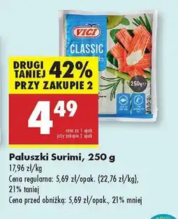 Biedronka Paluszki Surimi Vici oferta