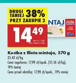 Biedronka Kostka z fileta mintaja Marinero oferta