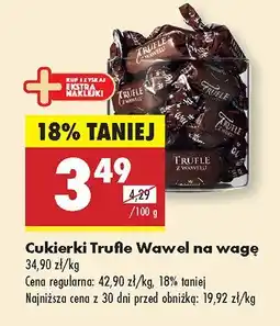 Biedronka Cukierki Trufle Wawel na wagę oferta