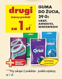 Biedronka Guma do żucia Orbit, Airwaves, Winterfresh oferta