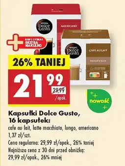 Biedronka Kapsułki Dolce Gusto oferta