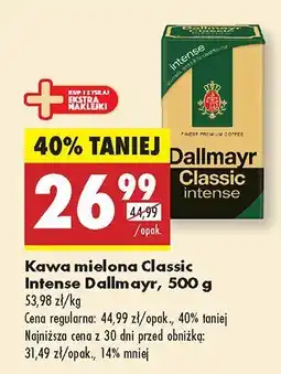 Biedronka Kawa mielona Classic Intense Dallmayr oferta