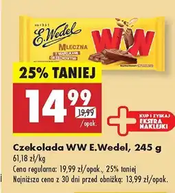 Biedronka Czekolada WW E.Wedel oferta