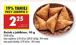 Biedronka Rożek z jabłkiem Biedronka oferta
