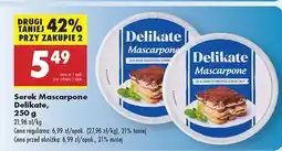 Biedronka Serek Mascarpone Delikate oferta