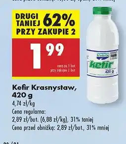 Biedronka Kefir Krasny Staw oferta