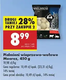 Biedronka Pierogi wieprzowo-wołowe Mooroz oferta