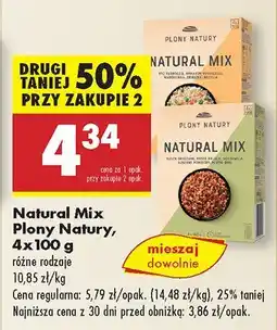 Biedronka Natural Mix Płony Natury różne rodzaje oferta