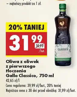 Biedronka Oliwa z oliwek Gallo Classico oferta