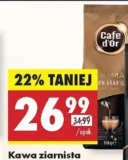 Biedronka Kawa ziarnista Cafe d'Or Crema oferta
