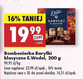 Biedronka Bombonierka Barylki klasyczne E.Wedel oferta