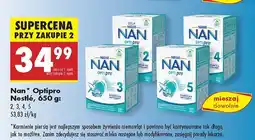 Biedronka Mleko modyfikowane Nan Optipro Nestle 650g oferta