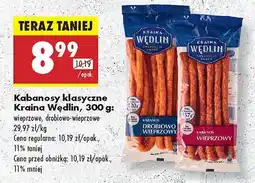 Biedronka Kabanosy klasyczne Kraina Wędlin oferta