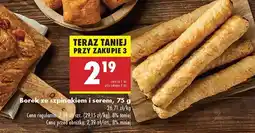 Biedronka Borek ze szpinakiem i serem Biedronka oferta