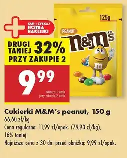 Biedronka Cukierki M&M's peanut oferta