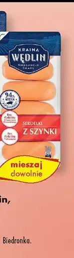 Biedronka Serdelki Kraina Wędlin z szynki oferta