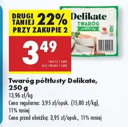 Biedronka Twaróg półtłusty Delikate oferta