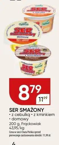 Chata Polska Ser smażony z cebulką z kminkien domowy Frąckowiak oferta
