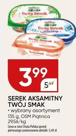 Chata Polska Serek aksamitny Twój Smak OSM Piątnica oferta