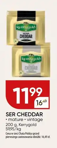 Chata Polska Ser Cheddar mature vintage Kerrygold oferta
