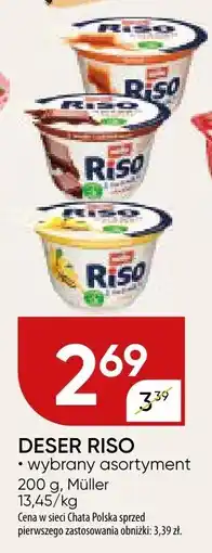 Chata Polska Deser Riso Muller oferta