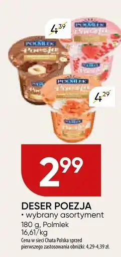 Chata Polska Deser Poezja Piątnica oferta