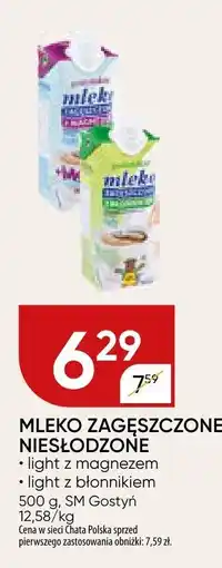 Chata Polska Mleko zagęszczone niesłodzone SM Gostyń oferta