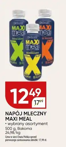 Chata Polska Napój mleczny Maxi Meal Bakoma oferta