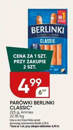 Chata Polska Parówki Berlinki Classic oferta