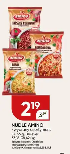 Chata Polska Makaron Amino Unilever oferta