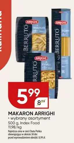 Chata Polska Makaron Arrighi Index Food oferta
