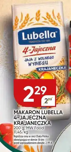 Chata Polska Makaron Lubella 4-jajeczna Krajanka MW Food oferta