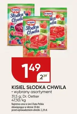 Chata Polska Kisiel Słodka Chwila Dr. Oetker oferta