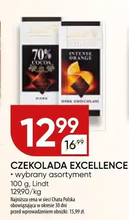 Chata Polska Czekolada Excellence Lindt oferta