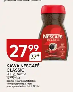 Chata Polska Kawa rozpuszczalna Nescafe Classic Nestle oferta